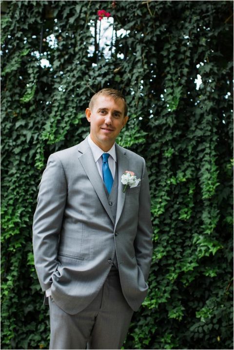 NJ groom looking handsome as he poses for NJ wedding photographer
