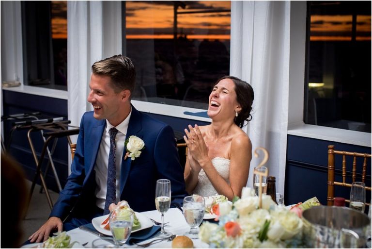 NJ Wedding Photographer takes photo of toasts