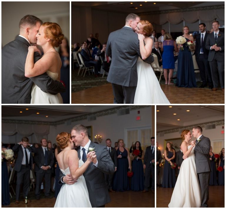 First dance at Linwood Country Club Wedding Reception