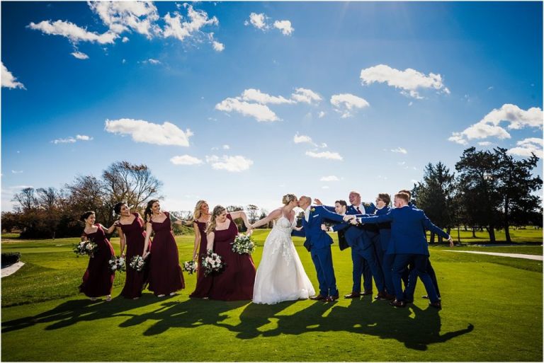 AC Country Club Bridal Party Photo 