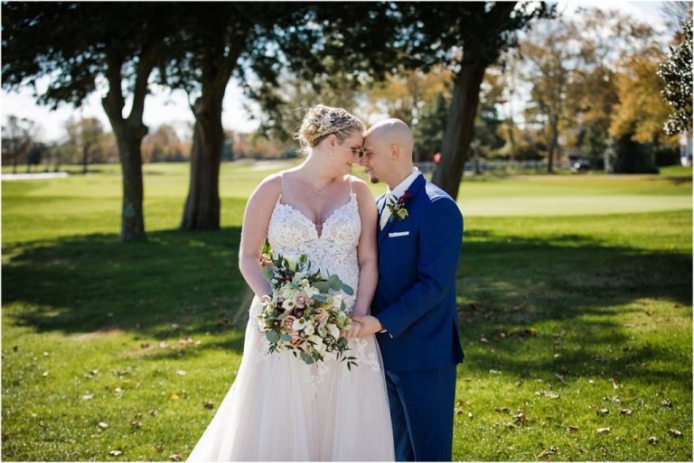 NJ Bride and Groom at AC Country Club