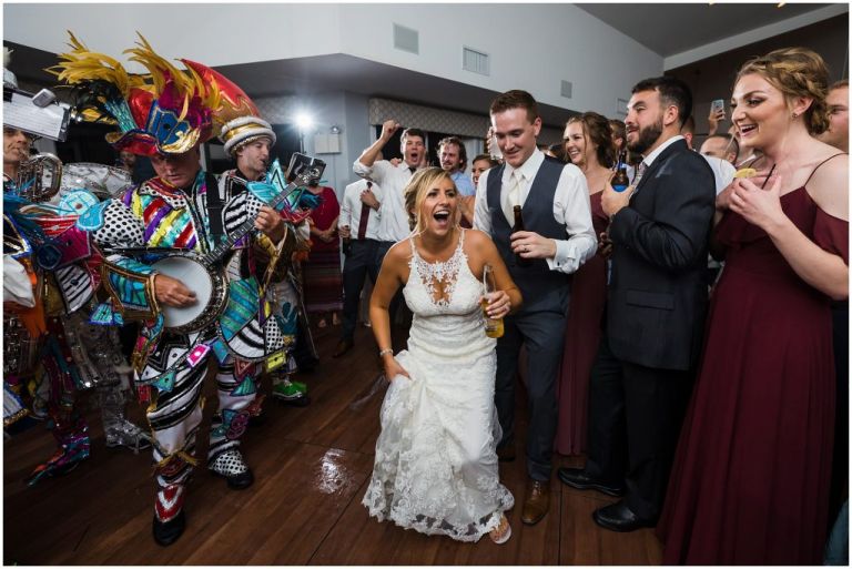 Mummers come to NJ Wedding Reception