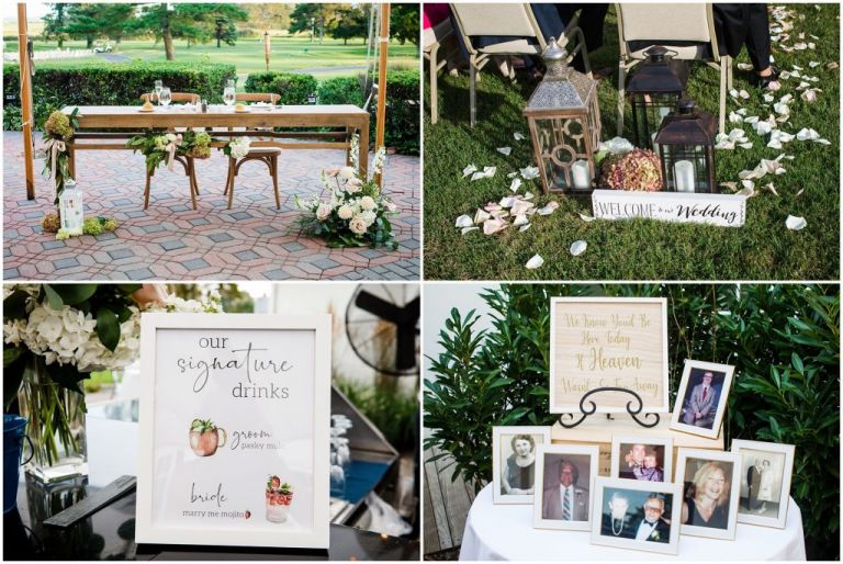 Wedding Details at Linwood Country Club
