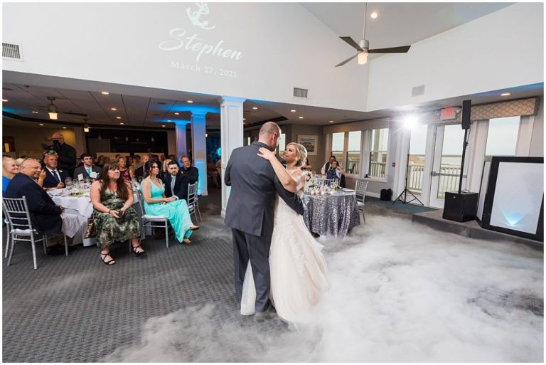 First Dance as husband and wife in Sea Isle City