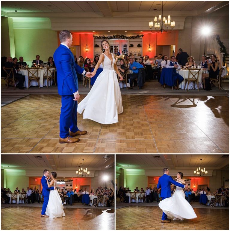 First Dance at Linwood Country Club Wedding Photographer