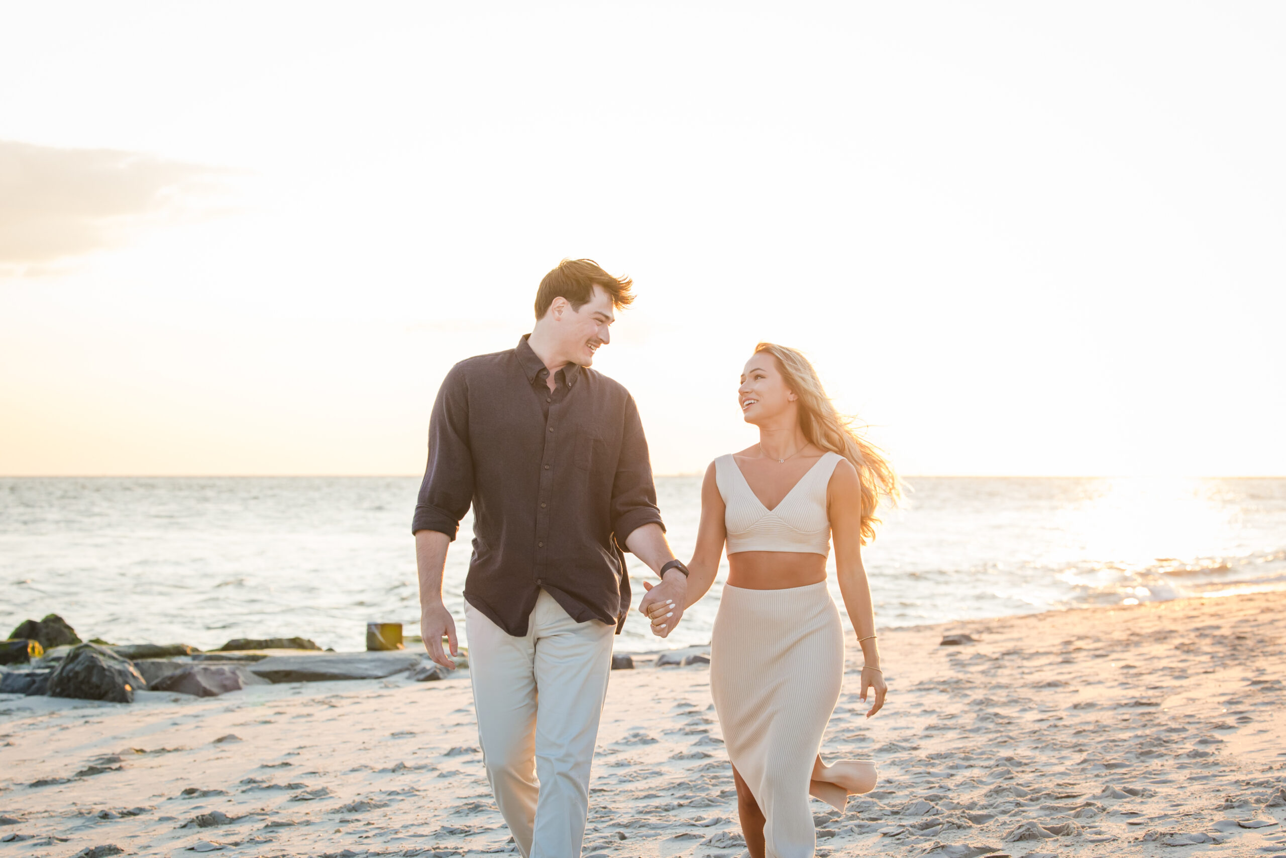 golden hour proposal picture